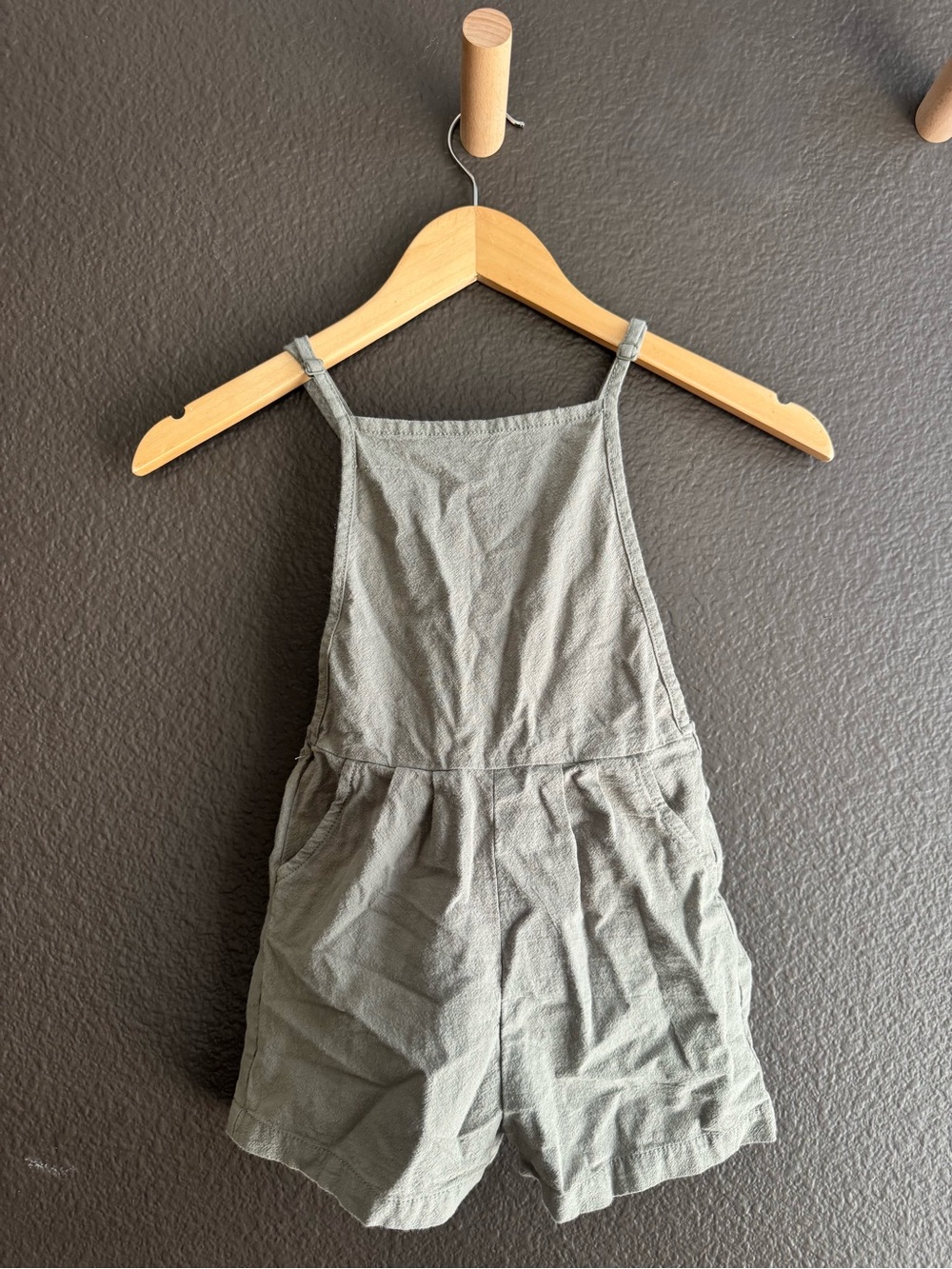 Cotton On Kids Olive Green Halter Romper Shorts